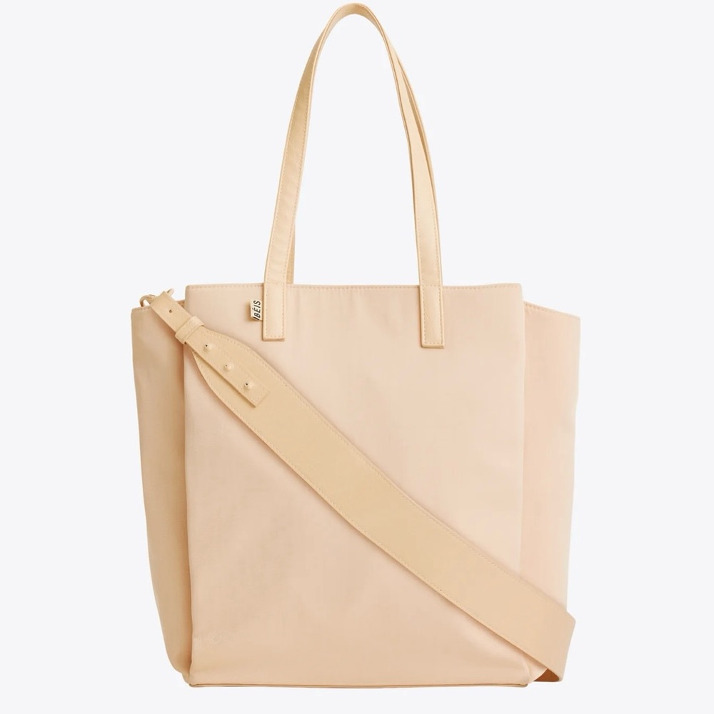 BEIS Beige Commuter Tote